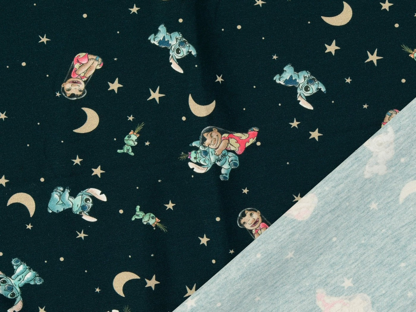 Lilo & Stitch Baumwoll Jersey Digitaldruck von Swafing