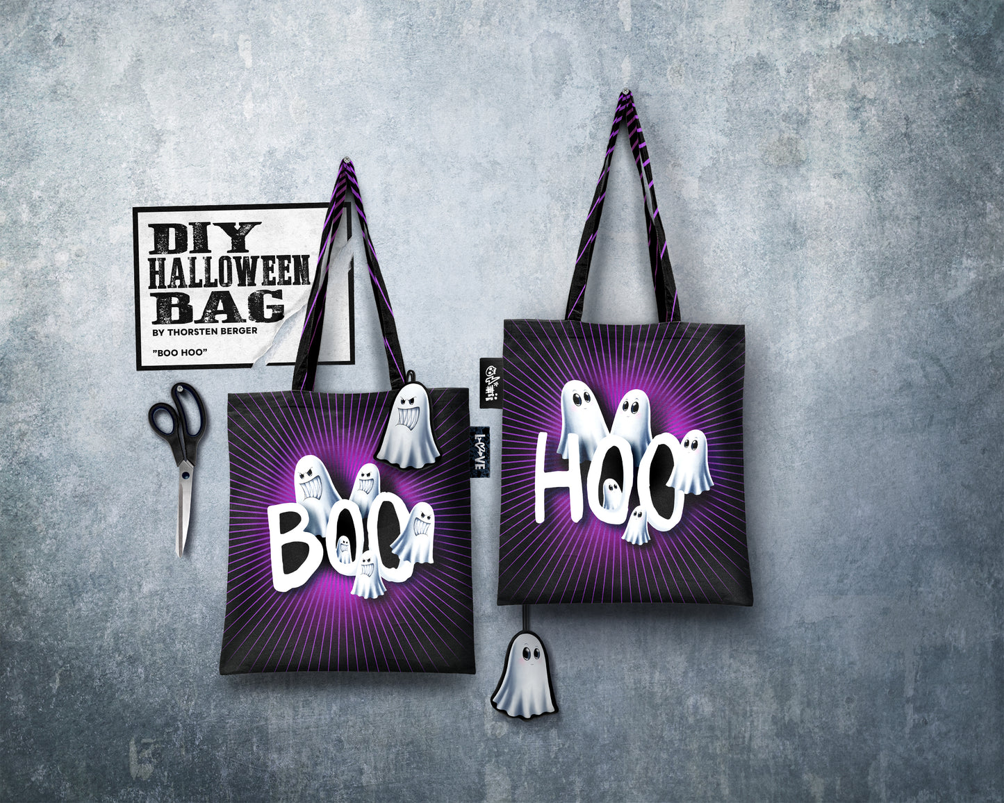 DIY Halloween Bag by Thorsten Berger BOO HOO