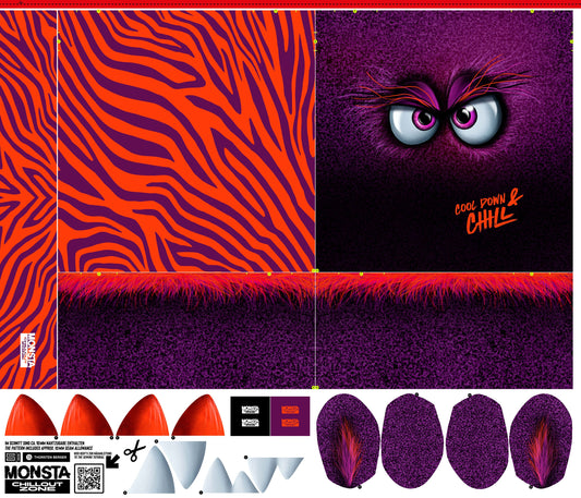 Monsta Pillows by Thorsten Berger, Panel mit Nähanleitung
