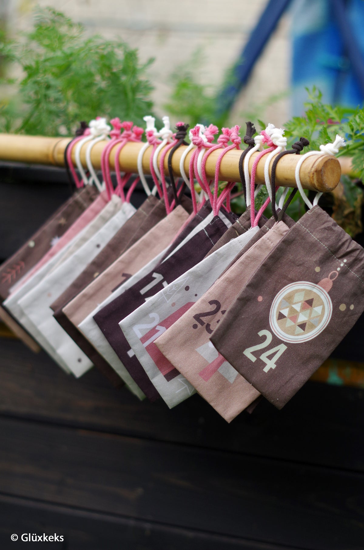 Adventskalender Panel – Baumwollwebware „Weihnachten“ – Swafing