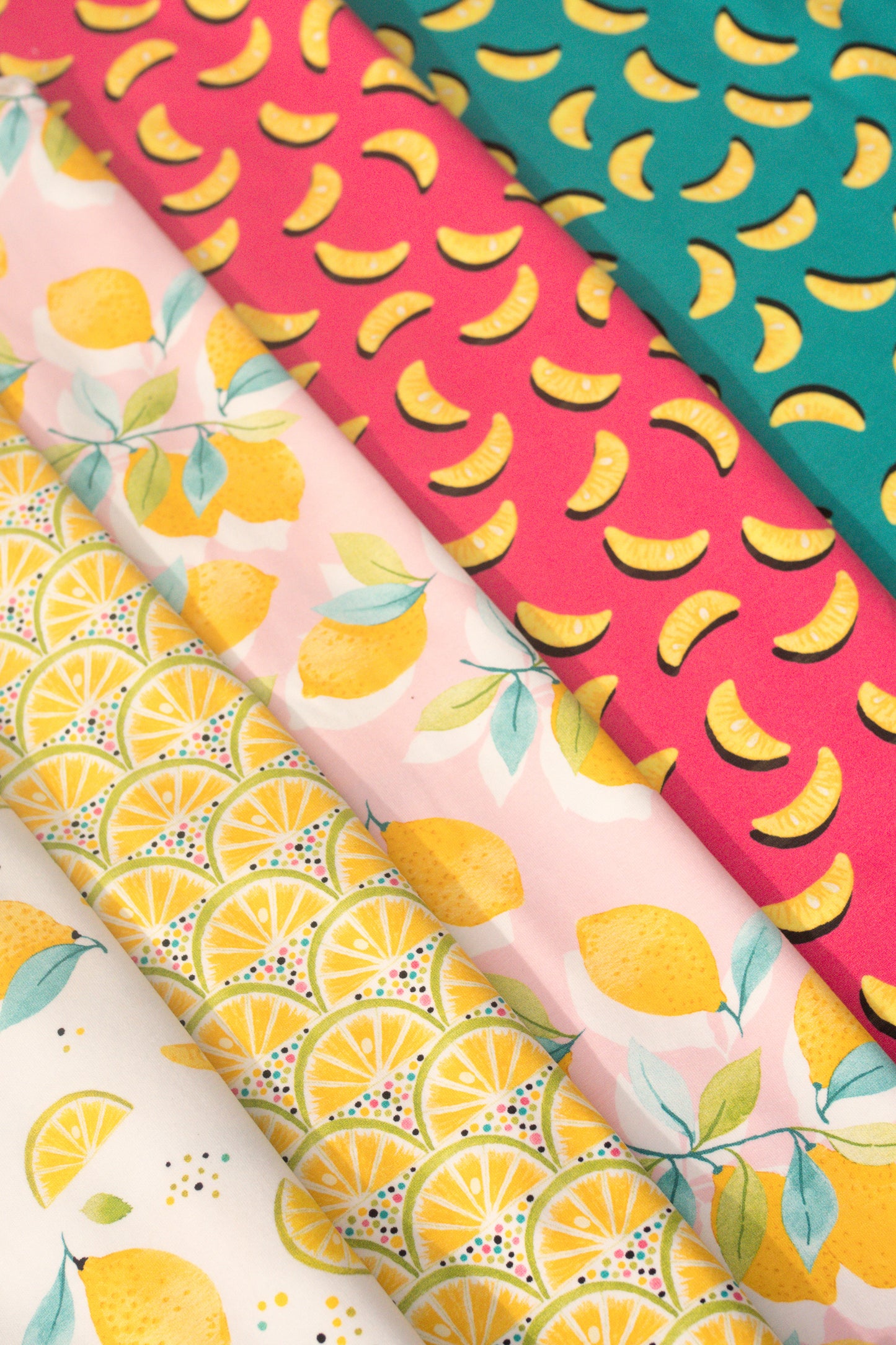 Sun & Lemon Baumwolljersey Zitronen in 2 Farben